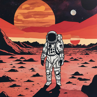 Astronaut on mars